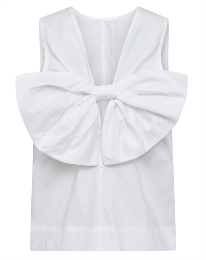Co'Couture - Sanna CC Bow Top - White